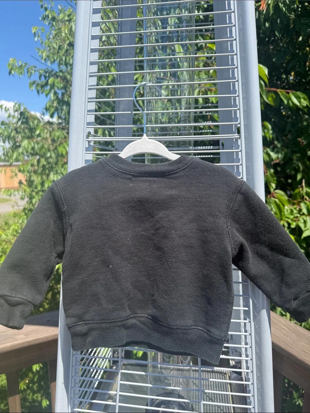 Ralph Lauren Black Crewneck Sweatshirt with Red Pony